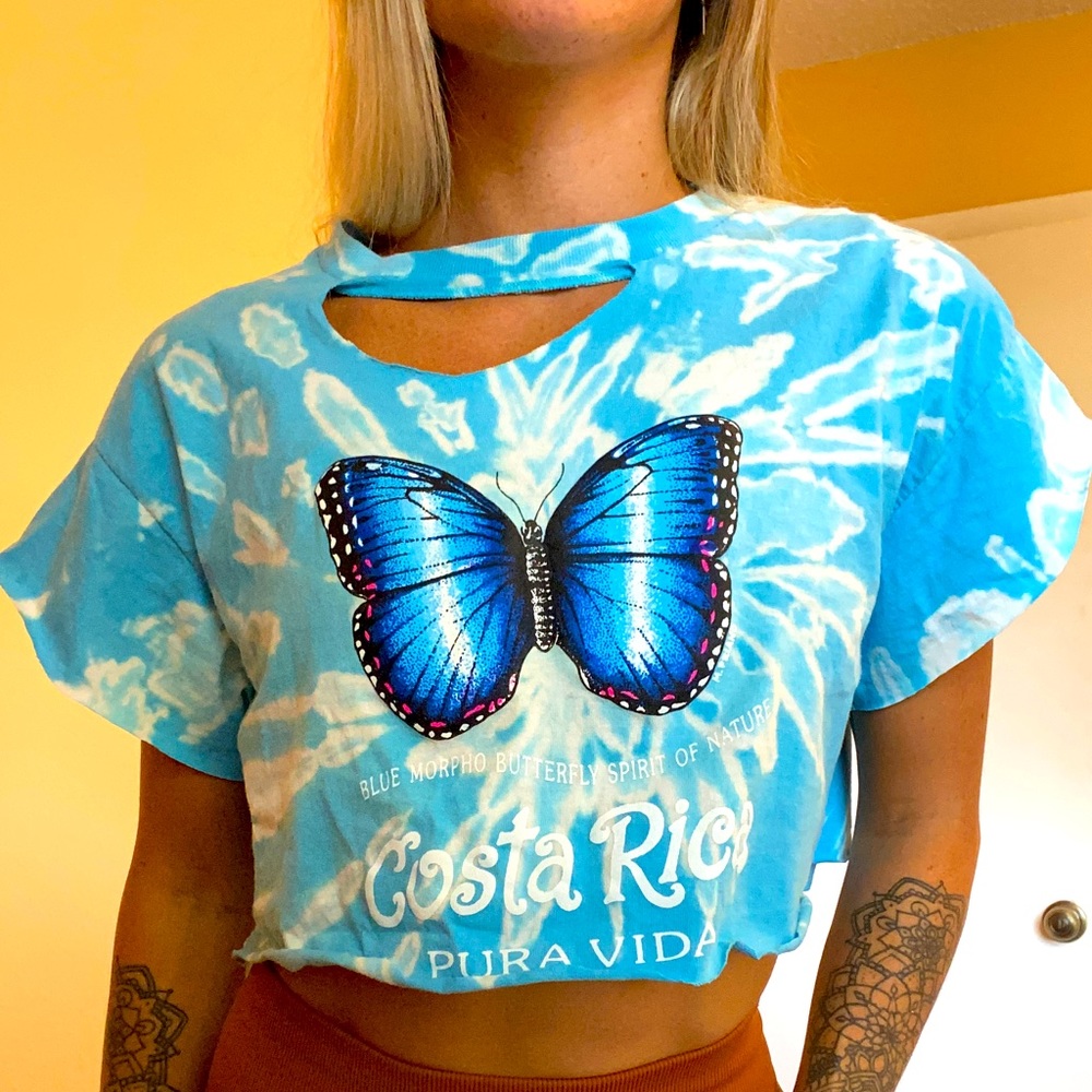 HANDMADE BUTTERFLY COSTA RICA DYED CROP